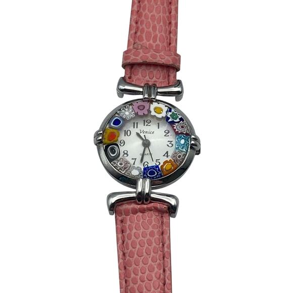 Women's Venice Murano Quartz Watch 26mm with New Battery - Adjustable Band - Picture 2 of 7